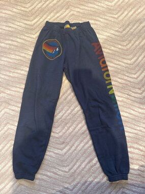 Aviator Nation Women’s Navy Rainbow Logo Sweatpants